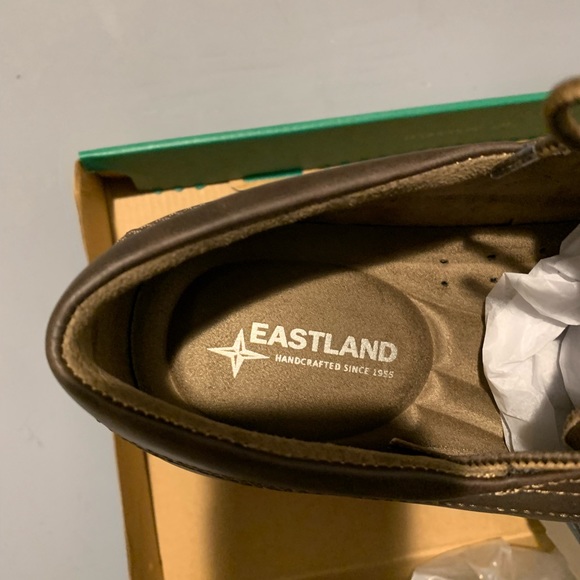 Men’s 11 EASTLAND JED  brown New with Box - Picture 2 of 9